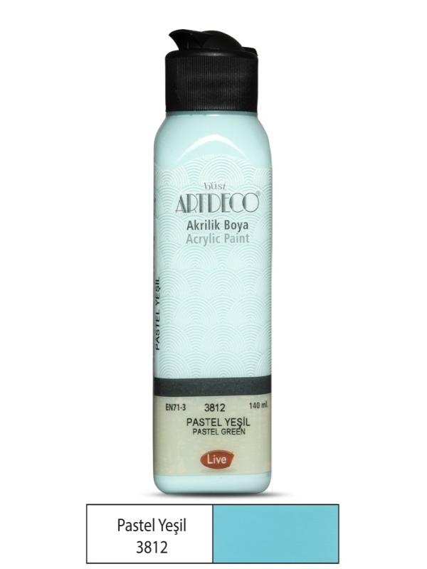 ARTDECO PASTEL AKRİLİK BOYA 140 ML PASTEL YEŞİL 3812