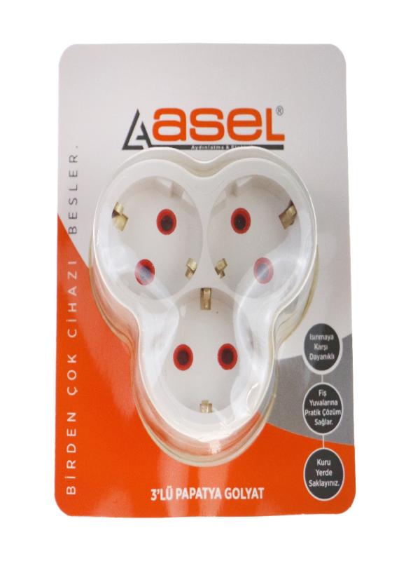 ASEL 3 LÜ PAPATYA GOLYAT VAKUMLU 300 0312