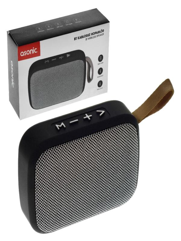 ASONİC SPEAKER HOPARLÖR GÜMÜŞ AS-02