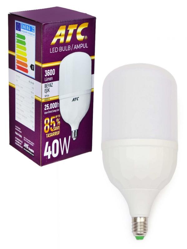 ATC 40W TORCH LED AMPUL BEYAZ