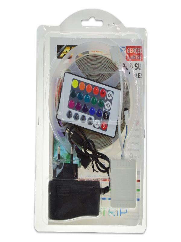 ATC KUMANDALI ŞERİT LED 5 MT RGB EL07