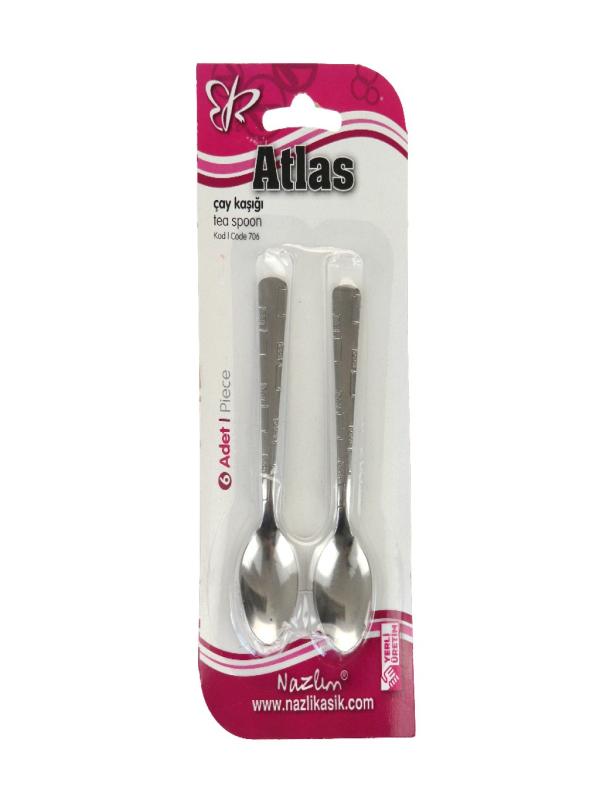 ATLAS ÇAY KAŞIK 6 LI 706