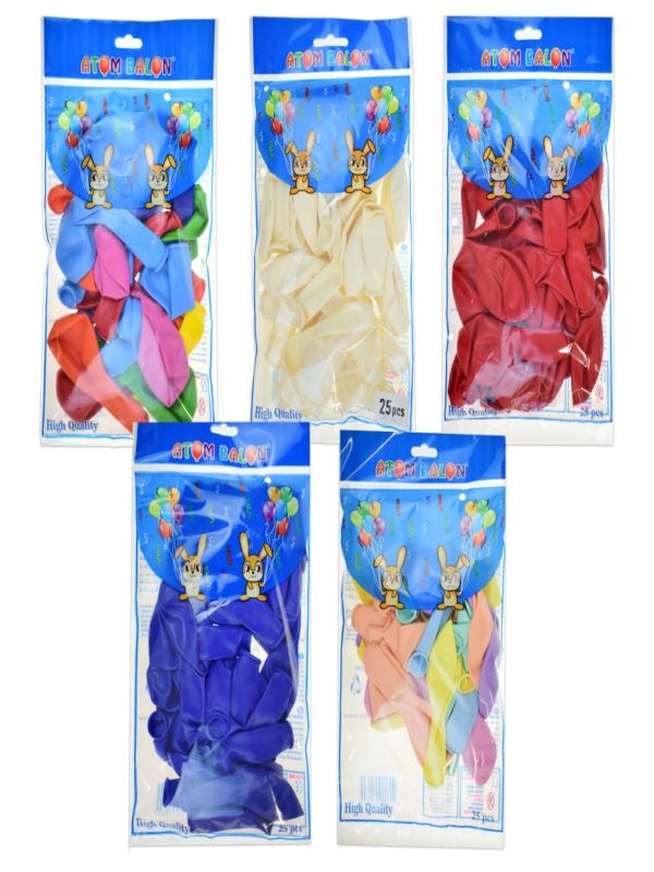 ATOM BALON İÇ DEKORASYON 25Lİ