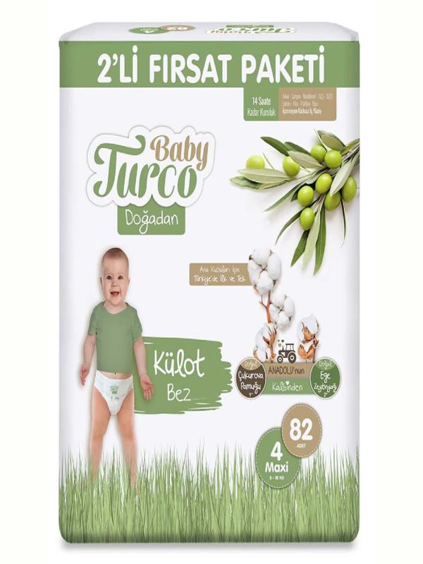 BABY TURCO DOĞADAN 2Lİ FIRSAT KÜLOT MAXİ 82Lİ