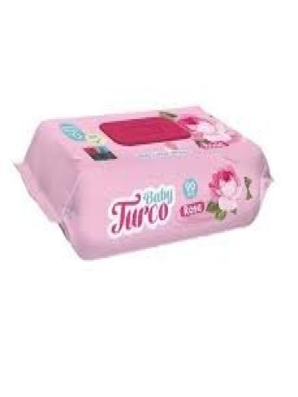 BABY TURCO ISLAK MENDİL 90LI GÜL KAPAKLI