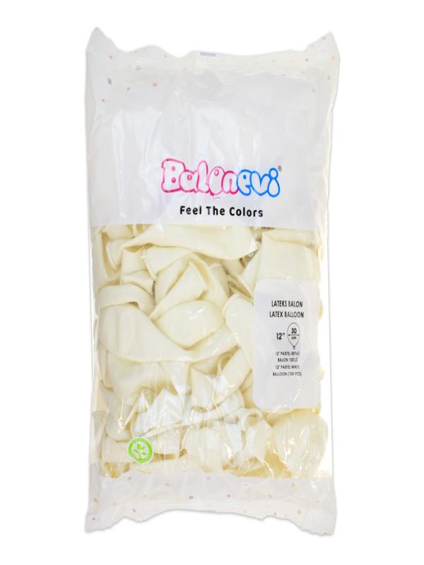 BALONEVİ BEYAZ BALON 12