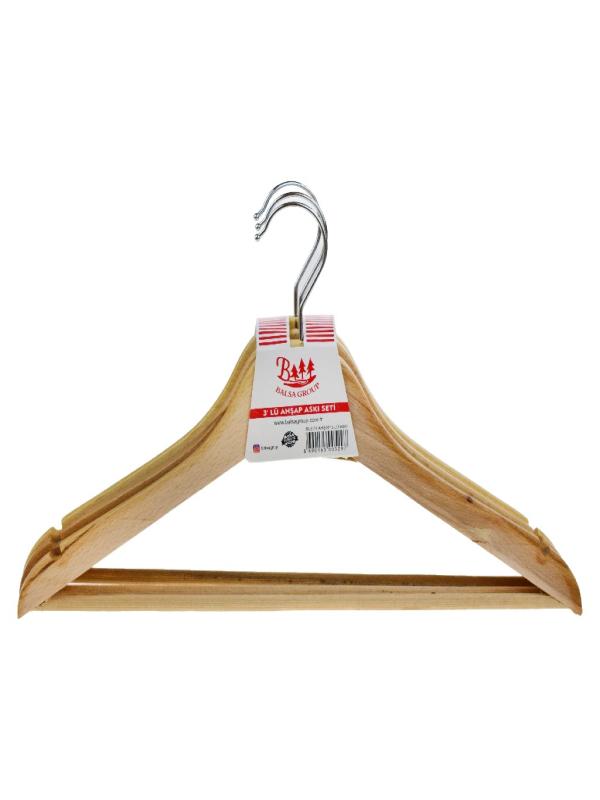 BALSA AHŞAP ASKI SET 3 LÜ BLS-01