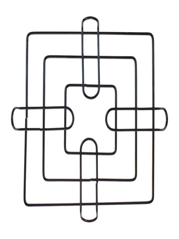 BALSA AYAKLI METAL SİYAH KARE NİHALE AKN20