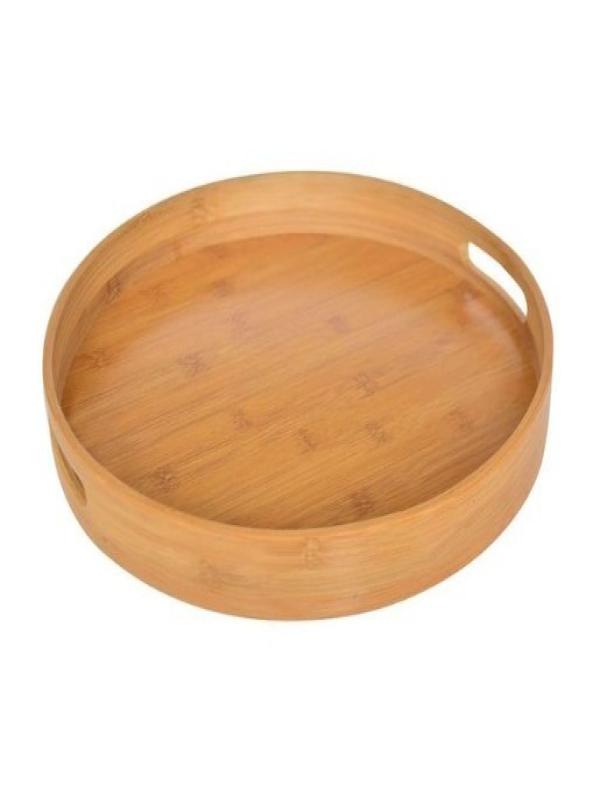 BALSA BAMBU YUVARLAK TEPSİ 35 CM DYT3535