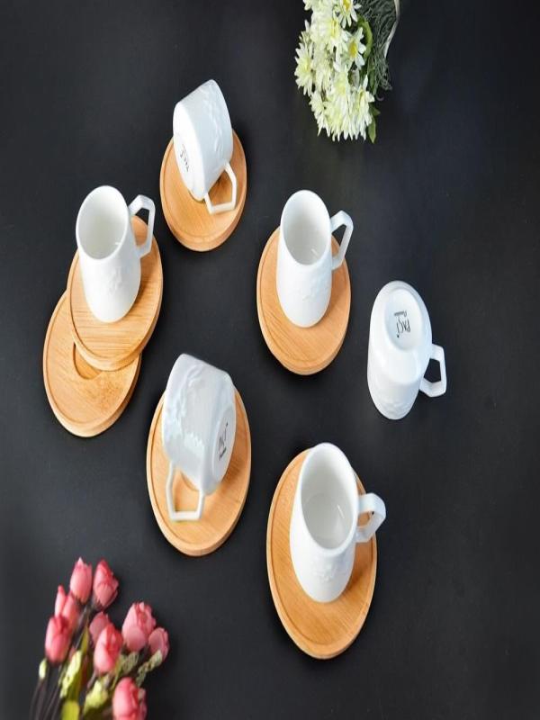 BAMBULU PORSELEN KAHVE FİNCANI 6 LI 101572