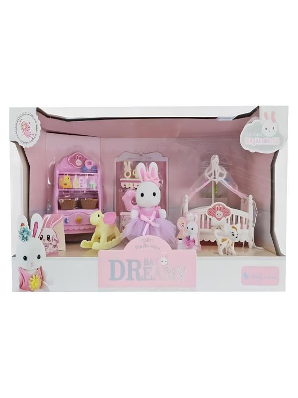 BAY DREAMY MİNİ TAVŞAN BEBEK ODASI OYUN SETİ 6618