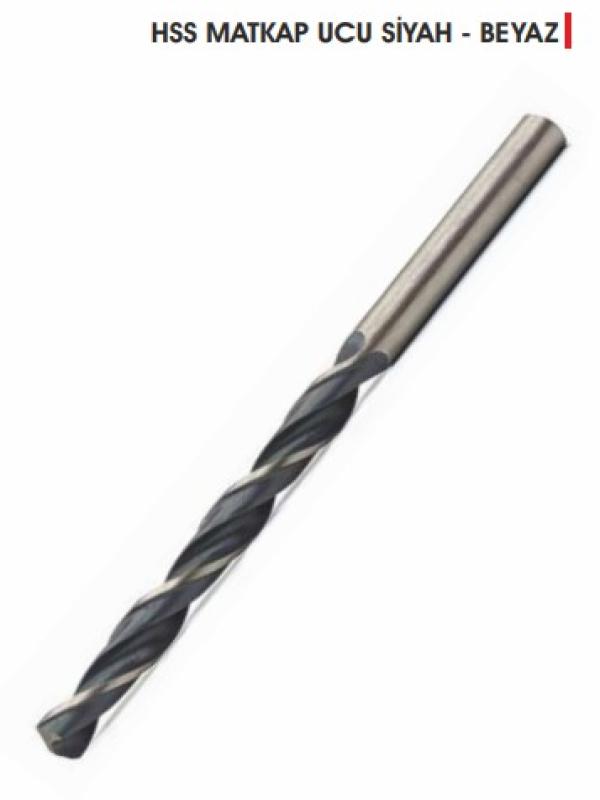 BAY-TEC HSS MATKAP UCU SİYAH-BEYAZ 2MM MU0900 10LU