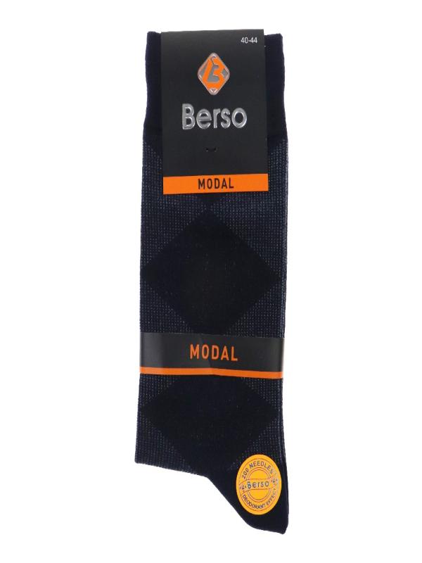 BERSO MODAL ERKEK ÇORAP SİYAH 10020