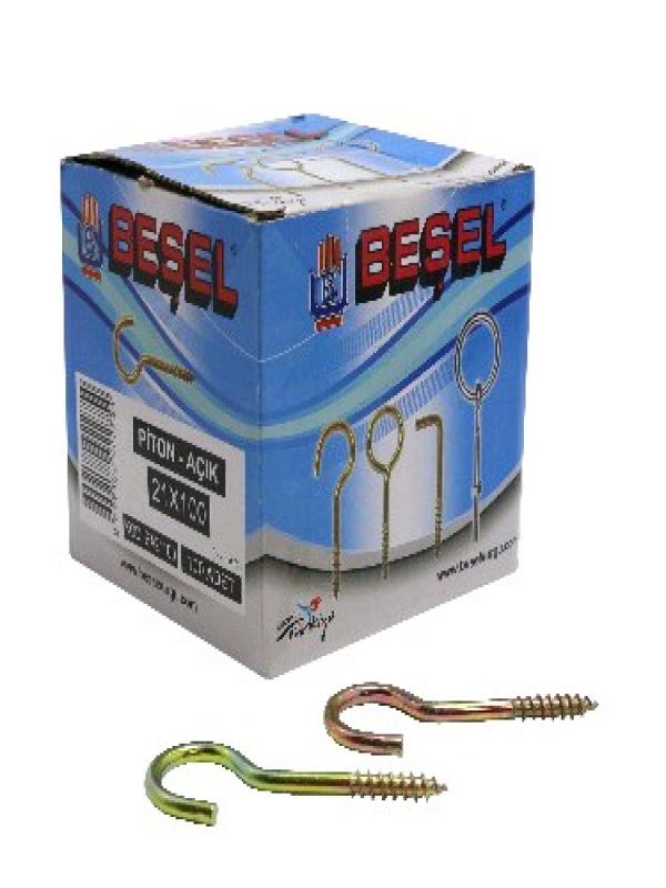 BEŞEL AÇIK PİTON VİDA 21*100 BA21100 PK:100