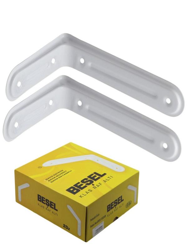 BEŞEL KLAS RAF AYAK NO:4 BEYAZ BA334