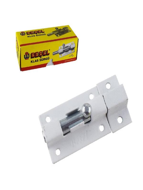 BEŞEL KLAS SÜRGÜ 40MM BEYAZ BA244