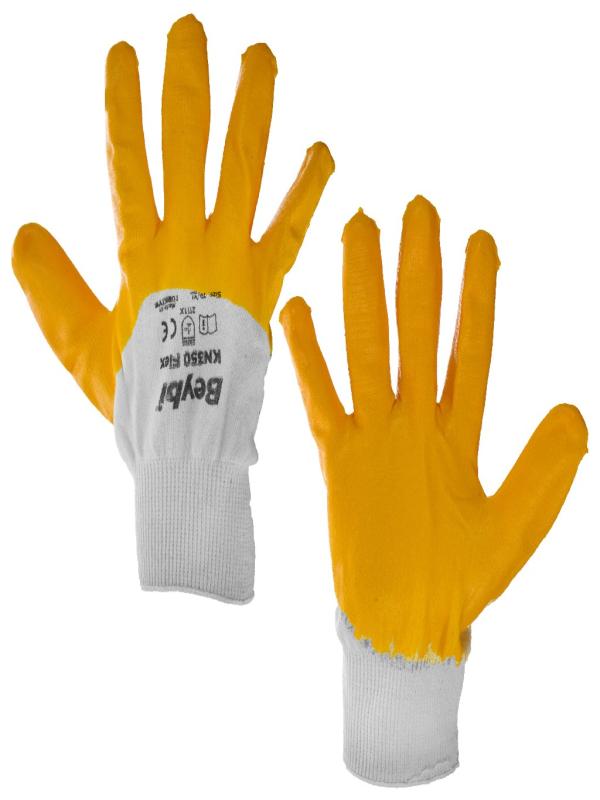 BEYBİ İŞÇİ ELDİVENİ KN350 FLEX SARI NO:10
