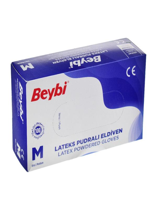 BEYBİ LATEKS MUAYENE ELDİVENİ M PUDRALI