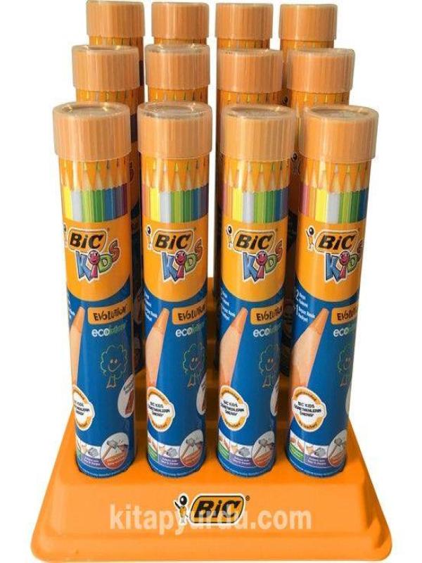 BİC EVO TRI METAL TUP KURU BOYA 12+1