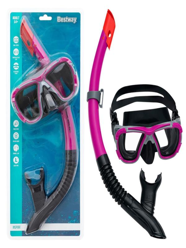 BLACKSEA MASKE VE ŞNORKEL SET BESTWAY 24021