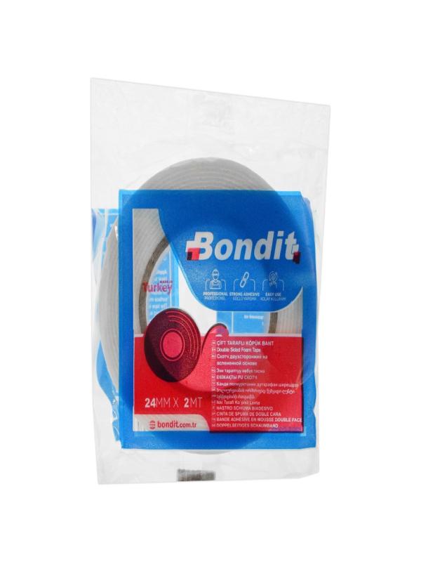 BONDİT ÇİFT TARAFLI KÖPÜK BANT 24MM*2MT BND2402