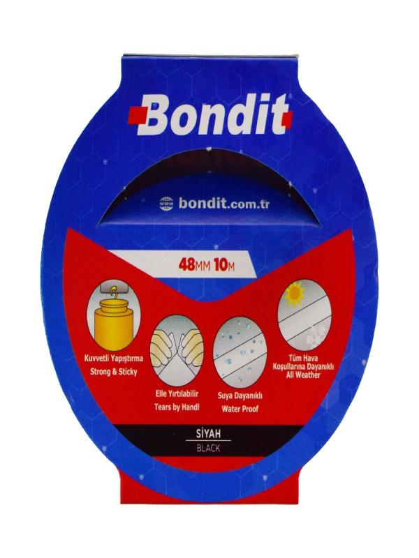 BONDİT TAMİR TAKVİYE BANDI SİYAH 48MM*10MT