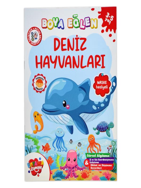 BOYA EĞLEN DENİZ HAYVANLARI 3-5 YAŞ