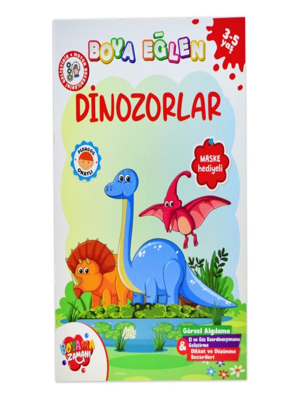 BOYA EĞLEN DİNOZORLAR 3-5 YAŞ