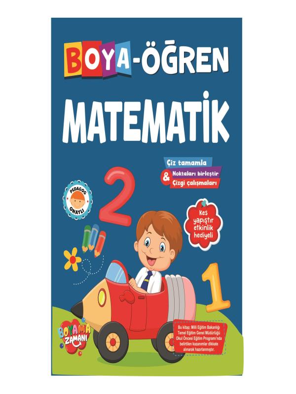 BOYA EĞLEN MATEMATİK BOYAMA KİTABI