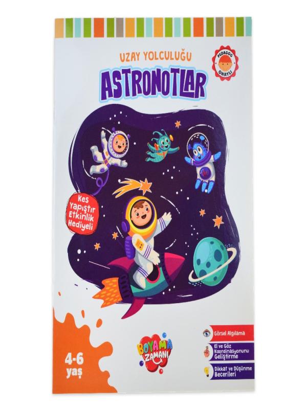 BOYAMA KİTABI UZAY YOLCULUĞU - ASTRONOTLAR