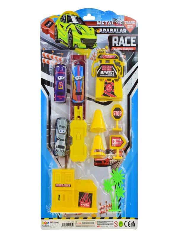 BRN-2023 FIRLATMA APARATLI 3LÜ METAL ARABA