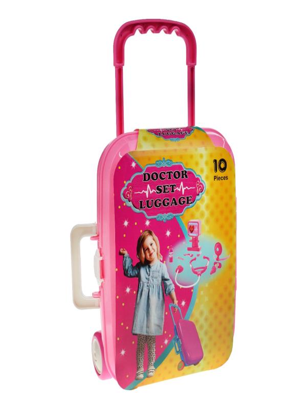 BRN-2521 VALİZLİ 10 PARÇA DOKTOR SET KIZ