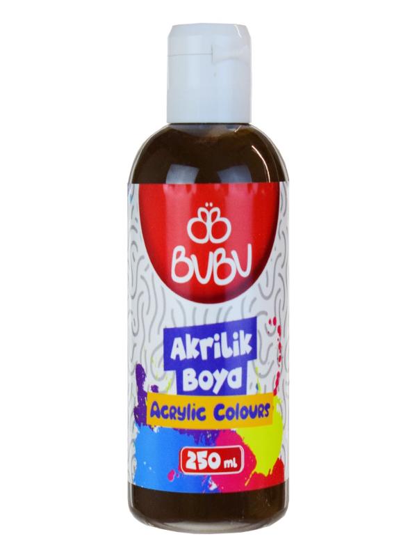 BU-BU AKRİLİK BOYA 250 GR. KAHVERENGİ AKR008