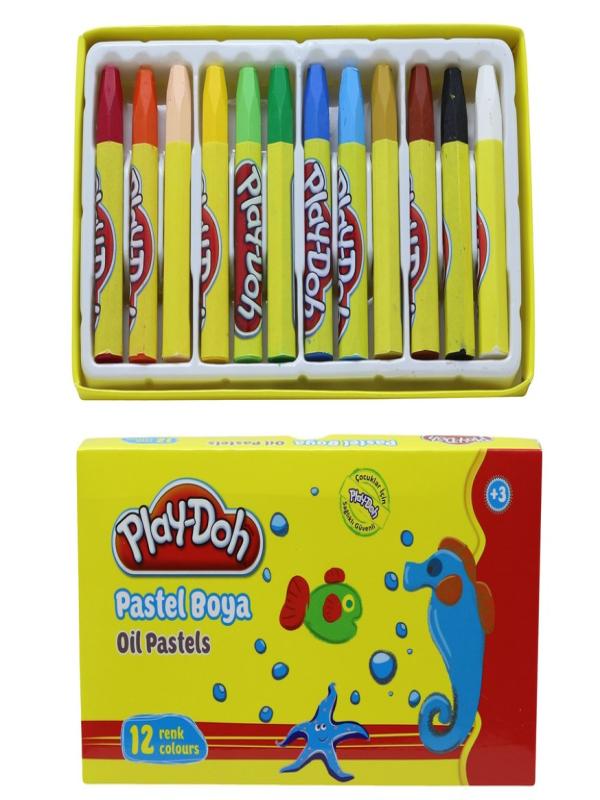 BU-BU PLAY-DOH PASTEL BOYA 12 Lİ PA-002