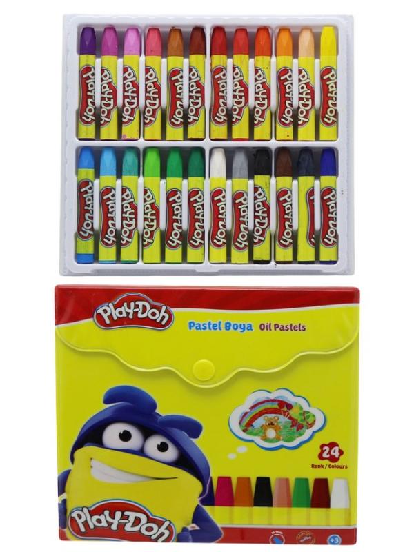 BU-BU PLAY-DOH PASTEL BOYA 24 LÜ ÇANTALI  PA-007