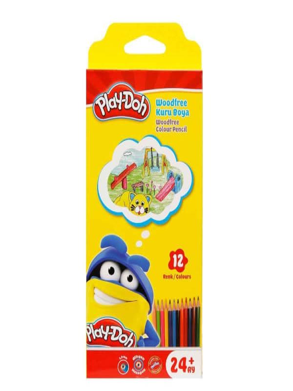 BU-BU PLAY-DOH WOODFREE KURUBOYA (ALTIGEN) 12 Lİ KU029