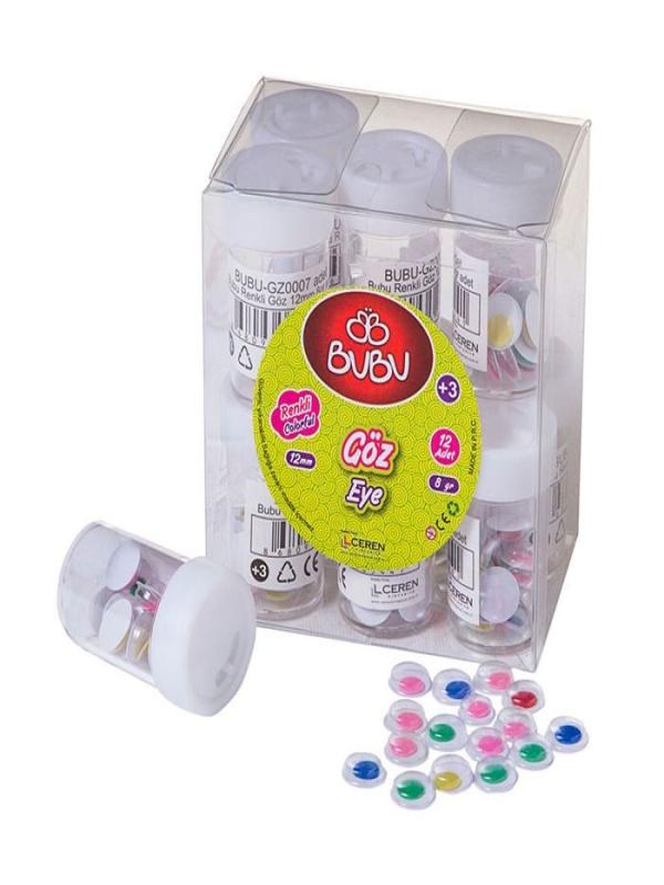 BU-BU RENKLİ GÖZ 12MM 8GR GZ0007