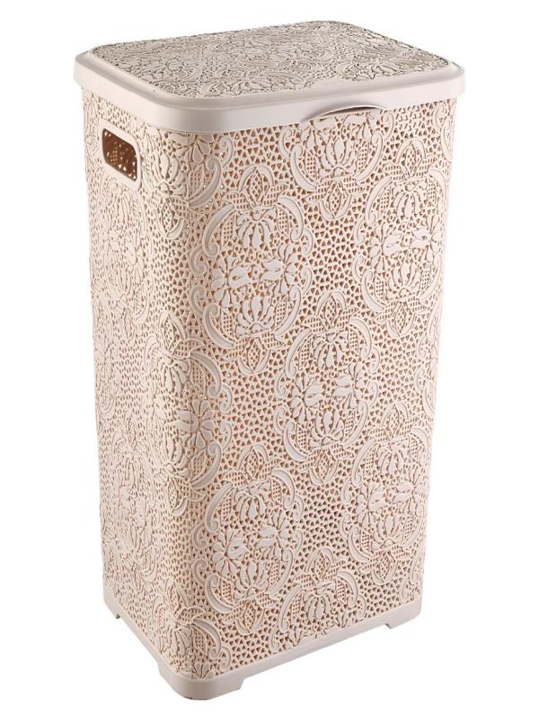 BURSEV NAKIŞ KİRLİ ÇAMAŞIR SEPETİ 60 LT 2130 01
