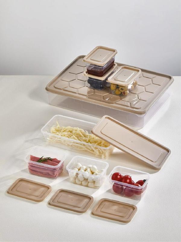 BURSEV ORGANİZER SAKLAMA KABI SETİ 8 PRÇ 1116 04