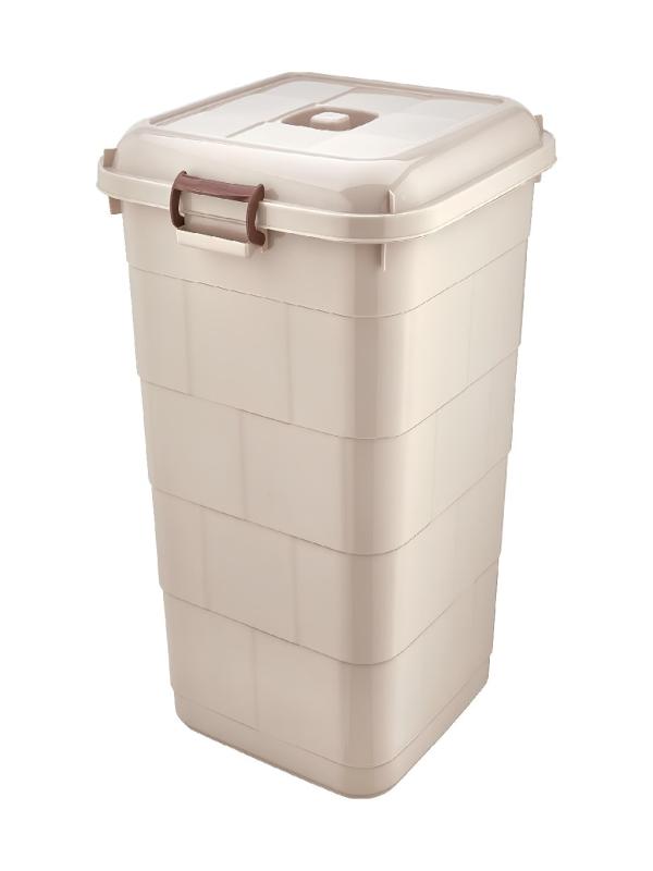 BURSEV TETRİS KARE KİLİTLİ KOVA 35LT 5112 05