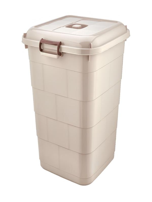 BURSEV TETRİS KARE KİLİTLİ KOVA 75 LT 5112 07