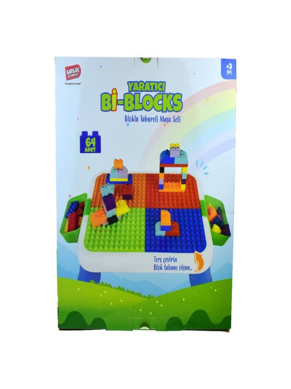 BÜYÜK SANDALYELİ 64  PCS Bİ-BLOKS MASASI URT035-002
