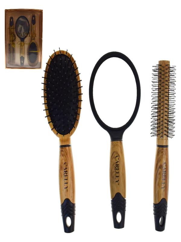 CARELLY SAÇ FIRÇA DELUXE 3 LÜ SET CR-0642