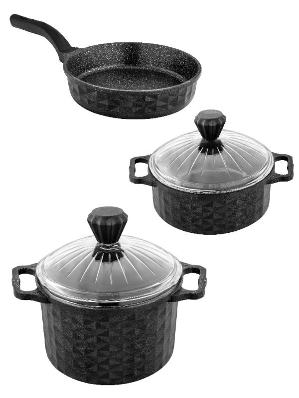 CHEFSUN GRAND SERİES 5 PRÇ DÖKÜM TENCERE SETİ