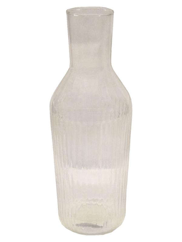 ÇİZGİLİ SÜRAHİ ŞEFFAF 28 CM 90159