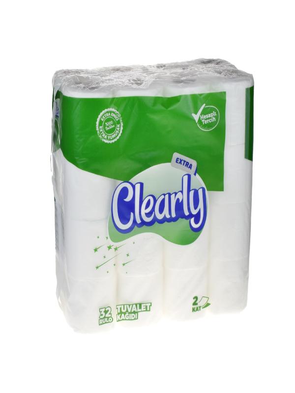 CLEARLY 32 Lİ TUVALET KAĞIDI(YEŞİL AMBALAJ)