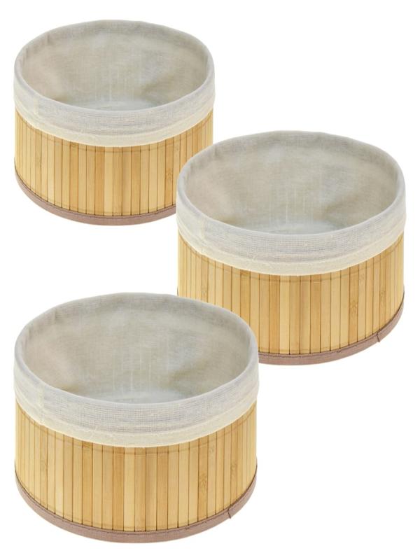 ÇLK HASIR YUVARLAK SEPET 3 LÜ ACERO-32156