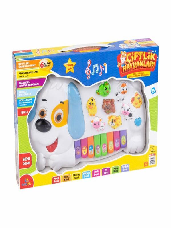CNL TÜRKÇE SESLİ KÖPEK GÖRÜNÜMLÜ PİYANO 2223