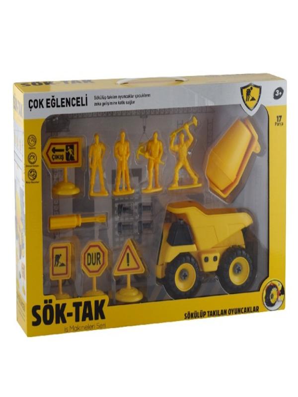 CNM SÖK TAK KAMYON OYUN SETİ 17 PARÇA CNM15