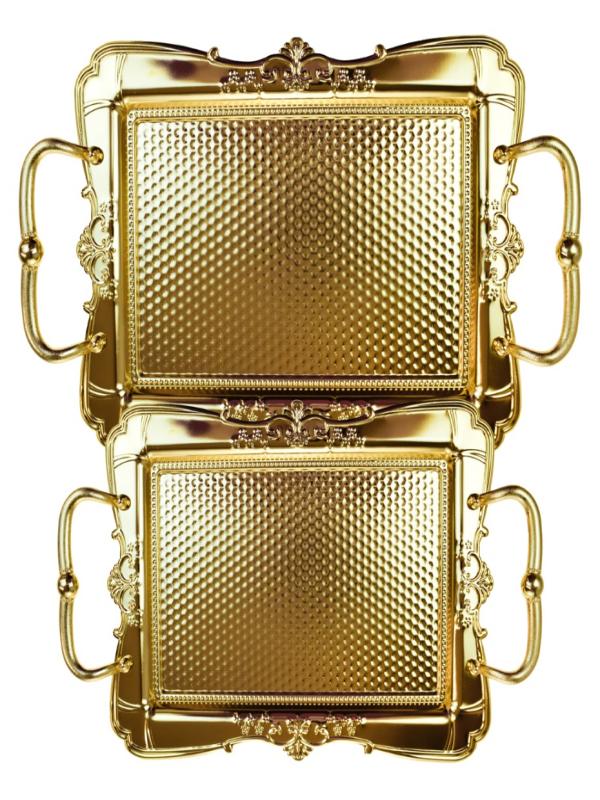 DALGIÇ DİKDÖRTGEN YENİ DESEN TEPSİ 2 Lİ 2021A